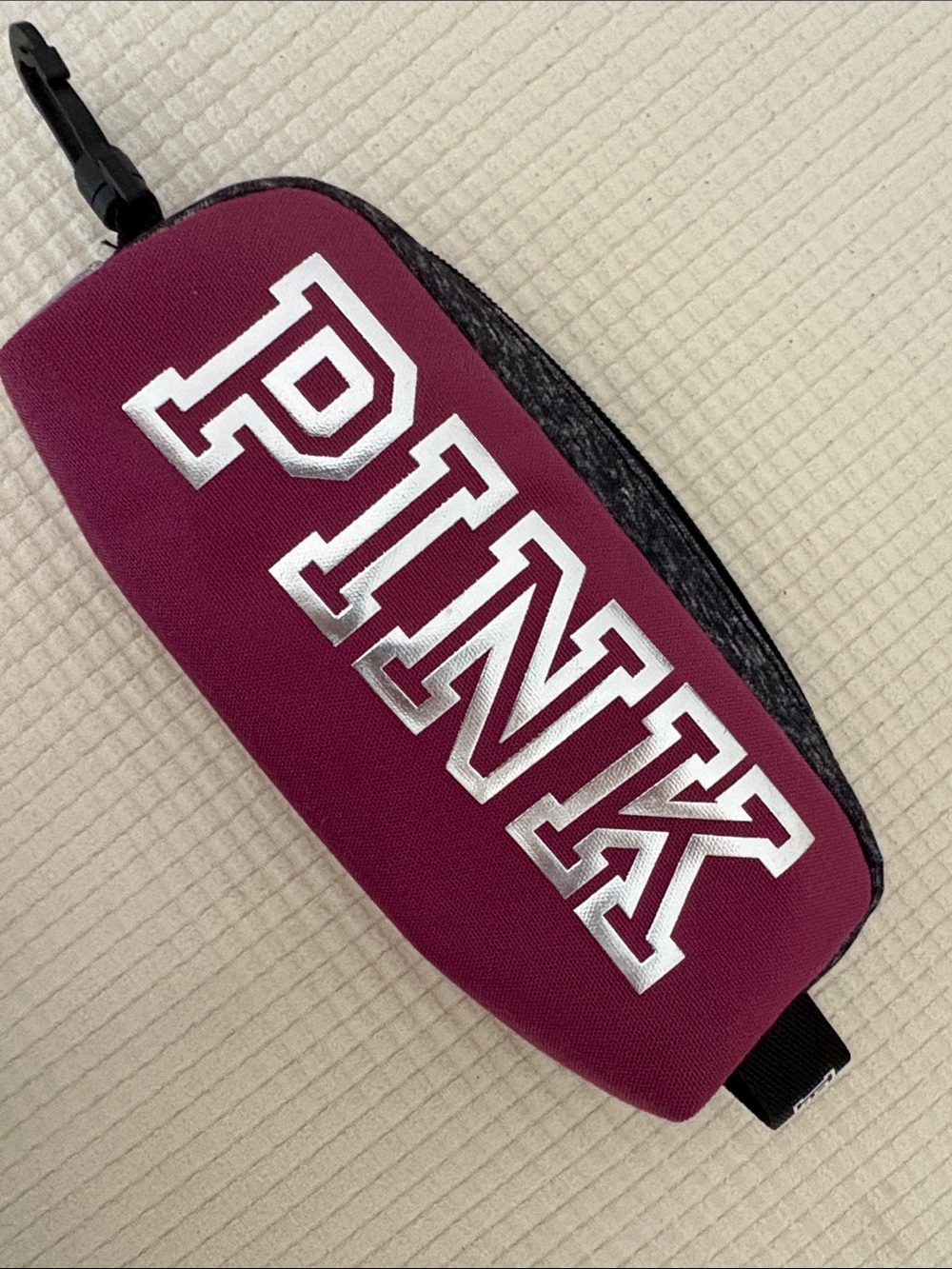 PINK Victoria's Secret Plum Pink Logo Pouch/bag w zipper